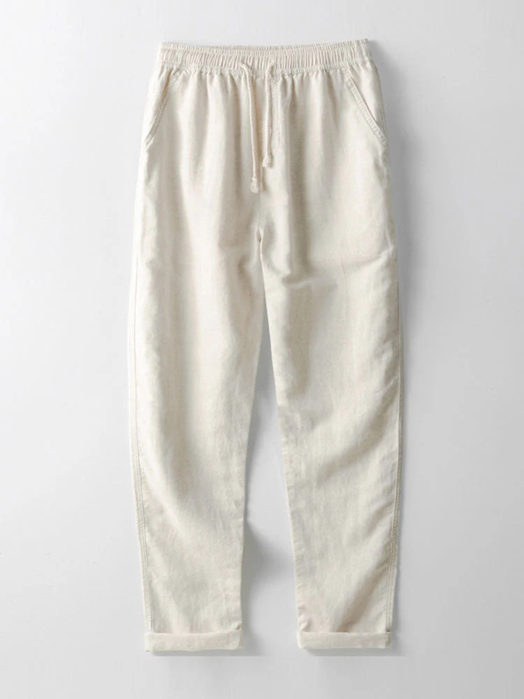 Hello Crochet Polo Shirt & Straight Linen Pants - Image 14