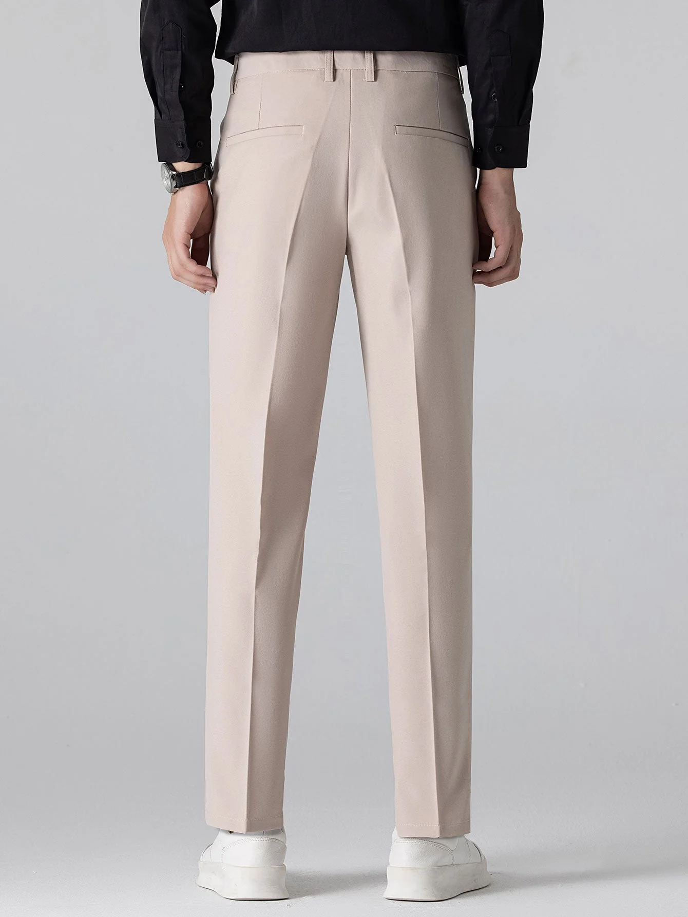 hola STRIPED LONG SLEEVE BUTTON-DOWN SHIRT & SLIM FIT WIDE LEG PANTS - Image 18
