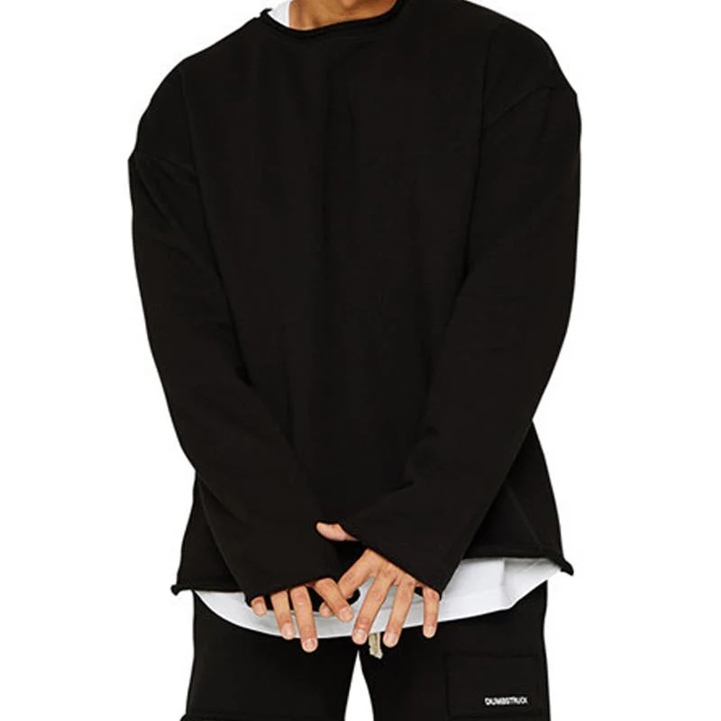 Men's Rond Neck Loose Fit Casal Sweatshirt - Image 7